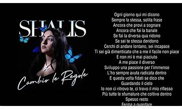 Cambio Le Regole it Lyrics [Shalis]