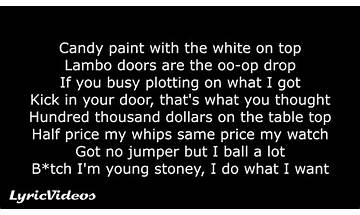 Candy paint en Lyrics [Mesori Grey]