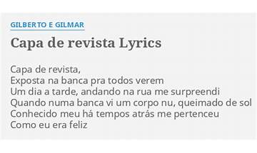 Capa de Revista pt Lyrics [Silva G]