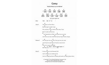 Carey en Lyrics [Joni Mitchell]
