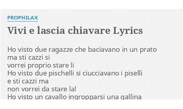 Casa chiusa it Lyrics [Prophilax]