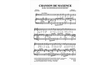 Chanson de Maxence fr Lyrics [Jacques Revaux]