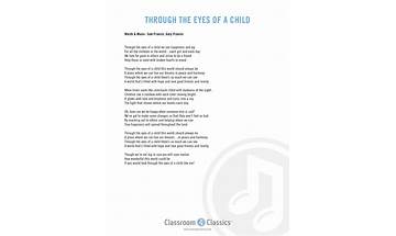 Children\'s Eyes en Lyrics [Sceptic]