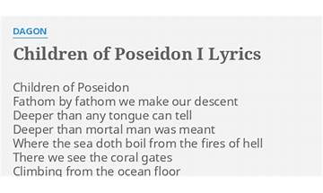 Children of Dagon en Lyrics [Puteraeon]