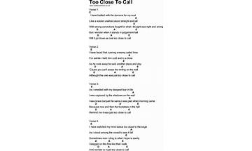 Close Call en Lyrics [Grayskul]