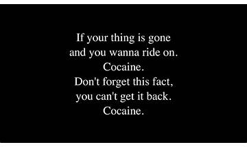 Cocaine en Lyrics [Dai Verse]