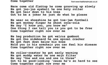 Come Together en Lyrics [The Beatles]