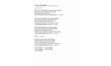 Come Together pt Lyrics [Now United]