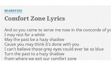 Comfort Zone nl Lyrics [Best Bescheiden]