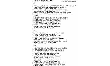 Coming Down en Lyrics [The United States of America]