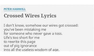 Crossed Wires en Lyrics [Acorn]