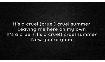 Cruel en Lyrics [Paris Shadows]