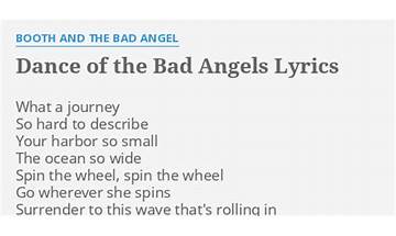 Dance Of The Bad Angels en Lyrics [Booth and the Bad Angel]