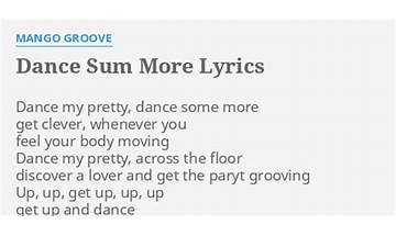 Dance Sum More en Lyrics [Mango Groove]