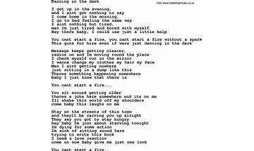 Dancing In The Dark en Lyrics [Tokio Hotel]