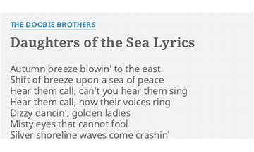 Daughters of the Sea en Lyrics [The Doobie Brothers]