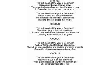 December en Lyrics [Malibu]