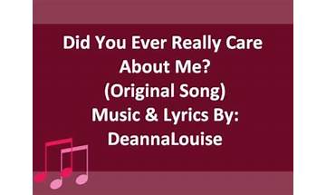 Do You Really Care About Me en Lyrics [Arwindpianist]