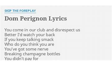 Dom Perignon fa Lyrics [Parsalip]