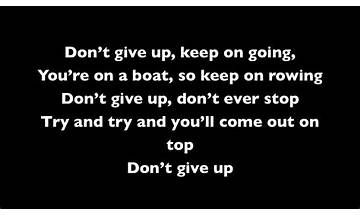 Don\'t Give Up en Lyrics [Modern Talking]