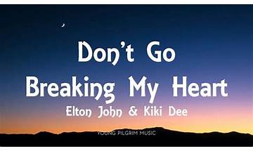 Don\'t Go Breaking My Heart en Lyrics [Kiki Dee]