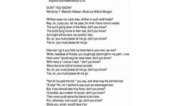 Don\'t You Know? en Lyrics [M͓̽i͓̽s͓̽t͓̽e͓̽d͓̽_R͓̽a͓̽i͓̽n͓̽]