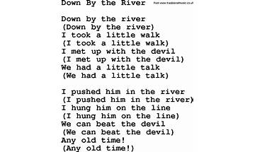 Down by the River en Lyrics [The New Roses]