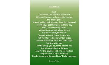 Dream en Lyrics [Mesha Dyer]