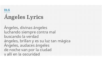 El Angel es Lyrics [La Chica]