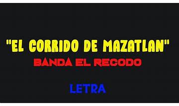 El Corrido De Mazatlán es Lyrics [Banda El Recodo]