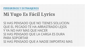 El Yugo es Lyrics [Drei Affen]