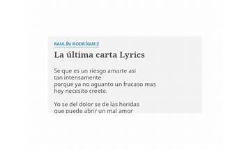 Esta carta es Lyrics [Vicente Fernández]