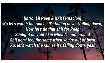 Falling Down es Lyrics [Lil Peep & XXXTENTACION]