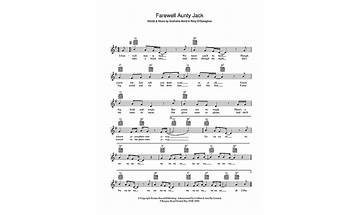 Farewell Aunty Jack en Lyrics [Aunty Jack]