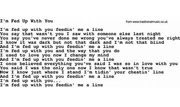 Fed Up With You en Lyrics [Chloe Berry]
