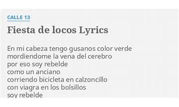 Fiesta De Locos es Lyrics [Memo & Vale]