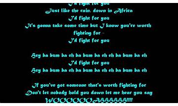 Fight For You en Lyrics [Benny Tipene]