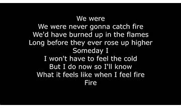 Fire en Lyrics [Sarah Brendel]
