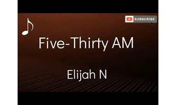 Five-Thirty AM en Lyrics [​ eyevx]