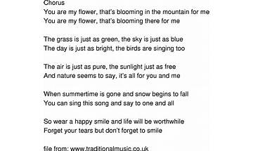 Flower en Lyrics [WIDLE POUND]