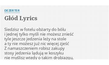 Głód pl Lyrics [Paluch]