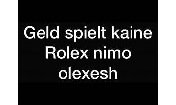 Geld spielt keine Rolex de Lyrics [Olexesh]