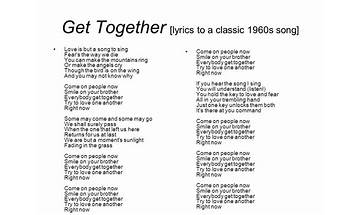 Get Together en Lyrics [Sad Brad Smith]