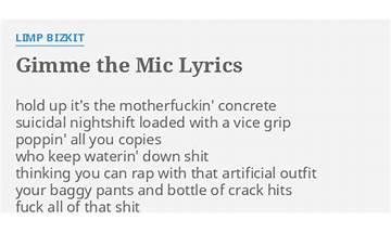 Gimme the Mic en Lyrics [Jake Morse]