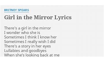 Girl in the mirror en Lyrics [Xe]
