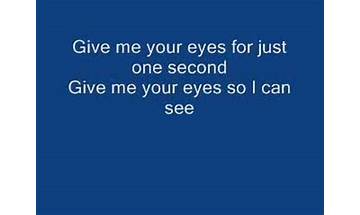 Give Me Your Eyes en Lyrics [The Jokerr]