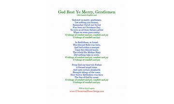 God Rest Ye Merry, Gentlemen en Lyrics [Anita Baker]