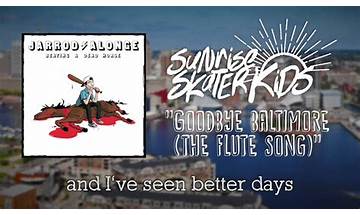 Goodbye Baltimore en Lyrics [Sunrise Skater Kids]