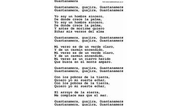 Guantanamera es Lyrics [Banda Bassotti]