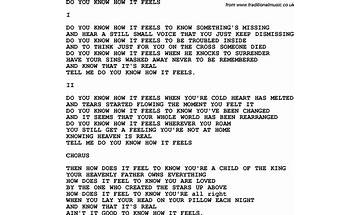HOW I FEEL es Lyrics [Moncho Loops]